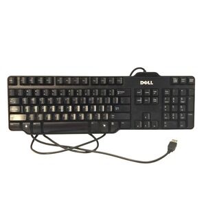 Dell SK-8115 Wired USB Keyboard Black Slim QWERTY Desktop PC CN-0DJ331 Rev A02
